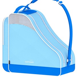 TOPOWN Ice Skate Bag Roller Skates Bag for Men Inline Skate Bag for Women Roller Skate Bag Premium Ice Skate Bag for Child/Adult Up to Size 12(US)