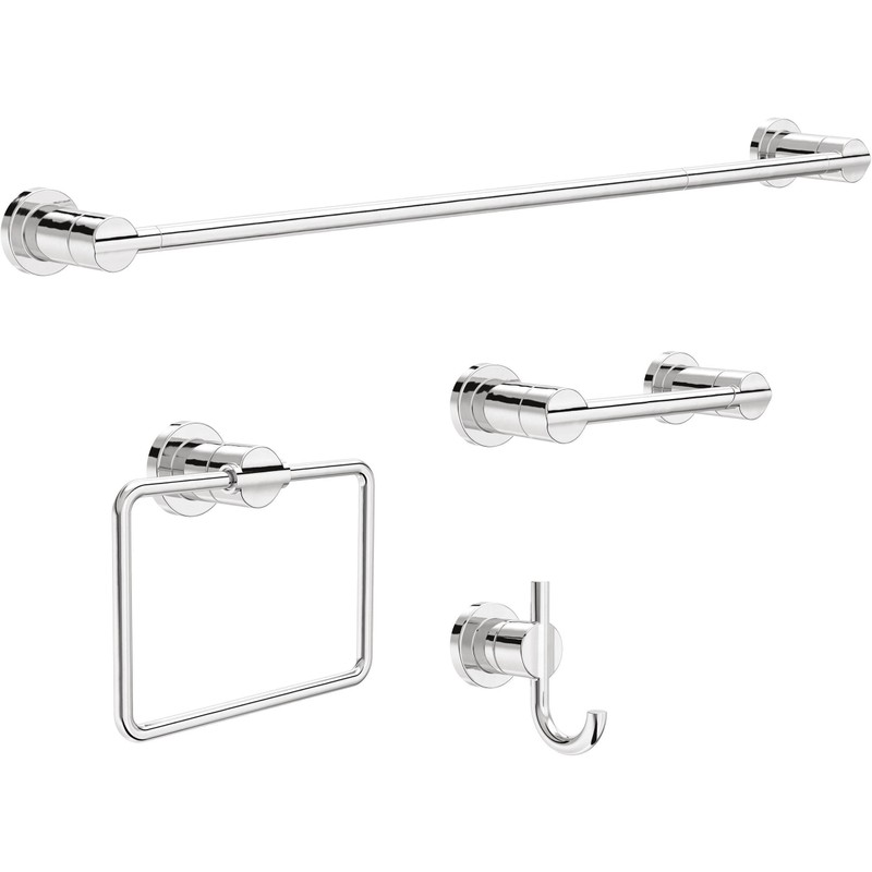 Delta Nicoli (1-Pack) Toilet Paper Holder Polished Chrome Tissue Roll