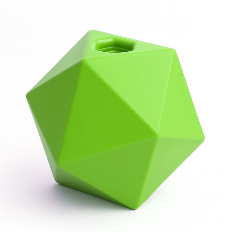 Oypla Coco Equestrian Green Refillable Hexagonal Horse Treat Ball Stable