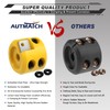 AUTMATCH Winch Cable Hook Stopper (2 Pack), Silicone Rubber Winch