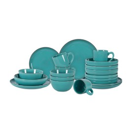 September Promotion 20 Blue Ceramic Tableware Wholesale Restaurant Ceramic Large Plates Unique Style Tableware Setscolor: Tiffany Blue