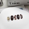 Brown Marble Stone Nail - Alcohol Swap 2p / 브라운