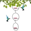 Humble Slim Hummingbird Feeder, 3 Pcs Metal Hanging Ant and