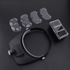 Meichoon Head-Mounted Magnifying Glass with 3 LED Lamps,Watchmaker Repair Tool