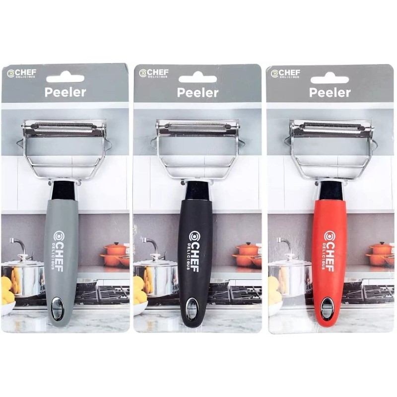Chef Delicious Peelers for Kitchen Potato Apple Vegetable Fruit Potatoes