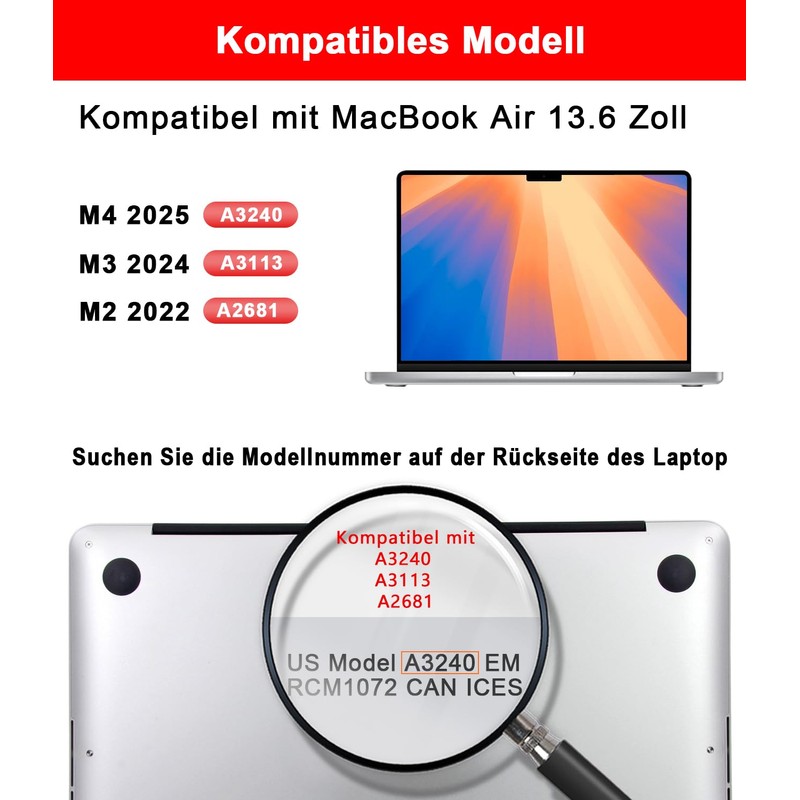 360 MacBook Air 13.6 Privacy Screen Protector