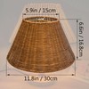 Lampshades set of 2,unique bell/barrel shape Lampshade for small table