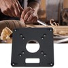 Router Table Insert Plate Aluminium Alloy CNC Trimmer Woodworking Engraving