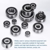 sourcing map 1601-2RS Deep Groove Ball Bearing, 4pcs 5mm x