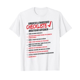 Mens Groom tasks, bachelor party, hen party, men T-Shirt