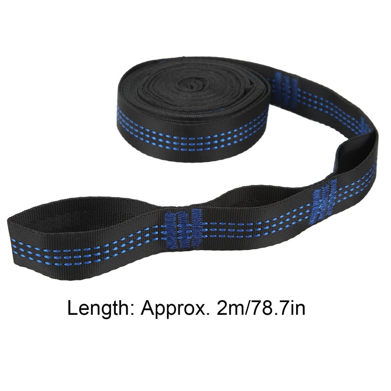Alomejor 2 Packs Hammock Straps Hammock Tree Hanging Straps Camping
