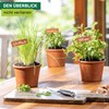 Windhager Copper Plant Signs, Plug-in Signs, Plant Stakes, Plug-in Labels,