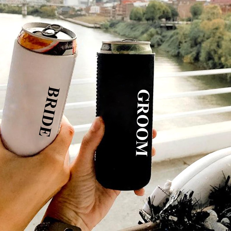 GroomBrideGifts Cute Wedding Gifts - Bride and Groom Novelty Slim