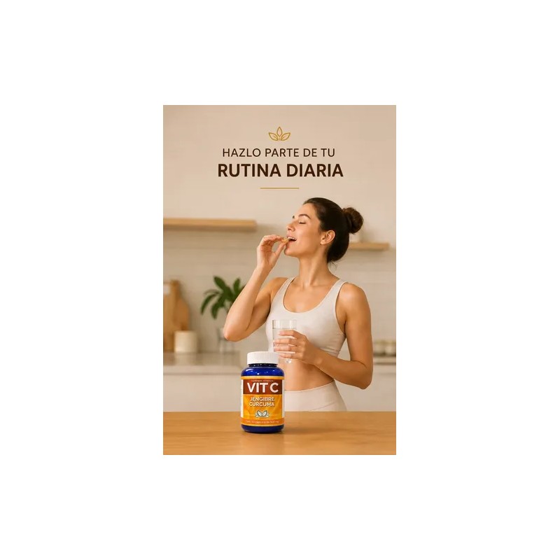 Ethicure Vitamina C, Jengibre Y Cúrcuma 90 Cápsulas