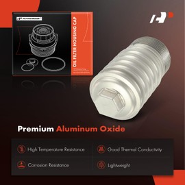 A-Premium Oil Filter Housing Cap Assembly Compatible with Volkswagen Jetta 2013-2023, Passat 2014-2017, Golf 2015-2021, Tiguan 2017-2023, Beetle 2013-2017, GTI 2015-2021, Golf Alltrack SportWagen
