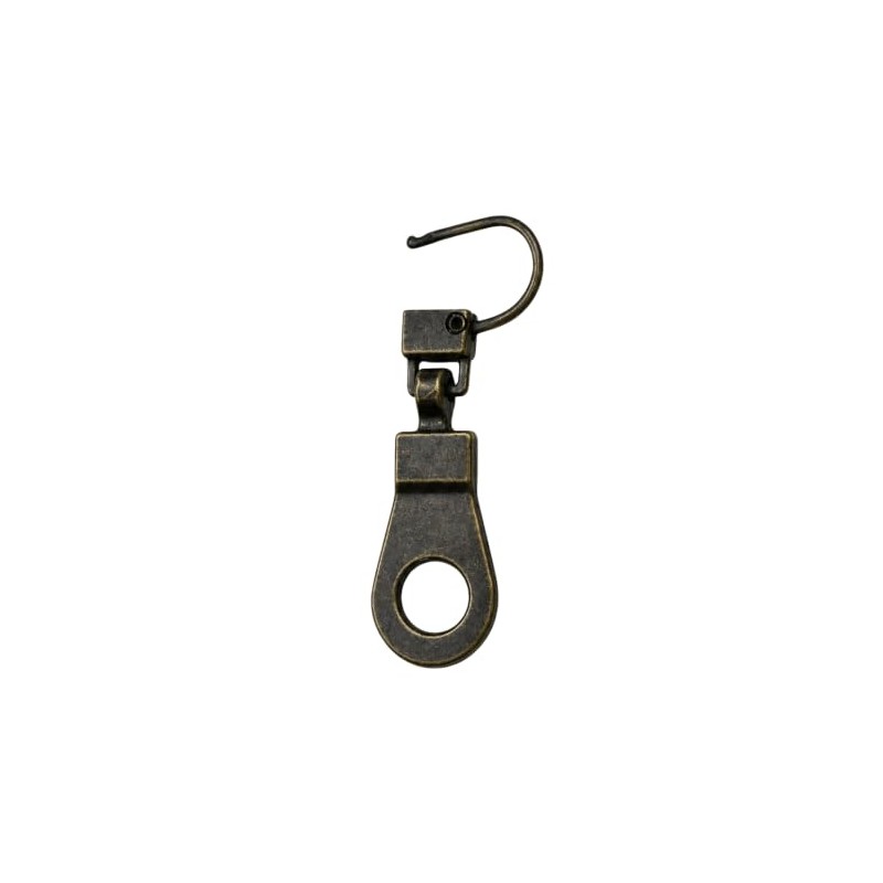 ROKEL Zipper Pull Replacement – 1 Pack Metal Antique Brass