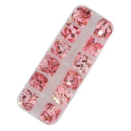 FOMIYES Glitter Nail Art Sequins for Manicure Compartment Box of Butterfly Heart Flower Nail Decorations for Creative Fingernail Design