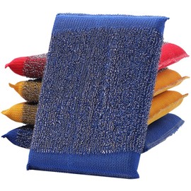 Heavy Duty Non-Scratch Kitchen Sponge – Multi-Use Dishwashing Scrubber for Pots, Pans, Dishes & Hard Surfaces – Durable & Gentle Cleaning Pad (Pack of 1) (Assorted 03)