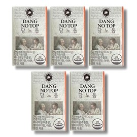True Formula [Health Nara] True Formula Dannotop 500mg x 60 tablets, 5 boxes / [건강나라] 트루포뮬러 당노톱 500mg x 60정 5박스