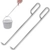 Pool Skimmer Basket Hook Tool, Stainless Steel Pool Skimmer Hook