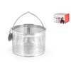 H&H Alessandro Borghese The Luxury of Simplicity Basket, Stainless Steel,