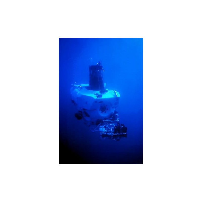 24x36 gallery poster, DSV Alvin a crewed submersible much used
