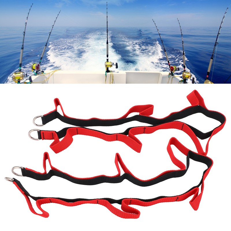 Wall Ceiling Fishing Rod Rack Strap Webbing Fishing Pole Overhead