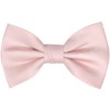 OCIA Mens Pre-tied Solid Bowtie Adjustable Formal Tuxedo Bow Tie