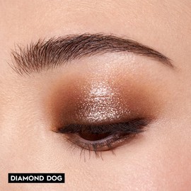 Urban Decay 24/7 Moondust Glitter Eyeshadow Single (Diamond Dog - Brown with Gold + Silver Sparkle), Buildable Sparkly Eye Glitter, Long-lasting Shimmer Finish, Reflective Eye Shadow Topper - 0.06 oz