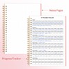 Fitness Journal Workout Planner, A5(6.4" x 8.3") Workout Journal &