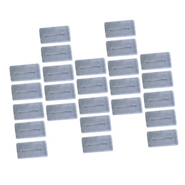 Healvian 25pcs Thermal Insulation Cotton Pads for Hair Perm -resistant Barbershop Accessories for Safe Styling and Curling for Salon Use