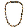 Bead Necklace for Men - 10mm Pyrite and 14mm Tiger