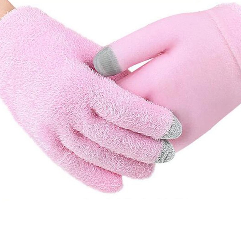 OHPHCALL Moisturizing Touch Screen Gloves Dry Cracked Hands Cover Essential
