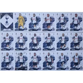 Match Attax 2024 2025 Tottenham Full Base Card Team Set
