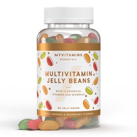 Myprotein Multivitamin Jelly Beans – Apple, Orange & Raspberry Flavour – Vegetarian Multivitamin with 12 Vitamins & Minerals – Immune, Energy & Cognitive Support – 90 Jelly Beans