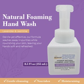 BIBLE N Beautyoils Cleanse Me With Hyssop Natural Foaming Hand Wash, Eco-Friendly, Vegan Foaming Hand Soap for Gentle (Lavender & Jasmine)