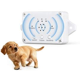 Haoguo Pet Training Vibration-Sensing Alarm, Training Alarm with 3 Adjustable Sensitivity & Volume Settings, Anti-Misoperation Lock Mode, Protects Furniture from Pet Scratching