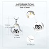 JERWLI Penguin Necklace 925 Sterling Silver Penguin Gifts Cute Animal