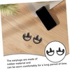 LABRIMP 1 Pair Interphone Reusable Rubber Earpiece Inserts Comfortable for