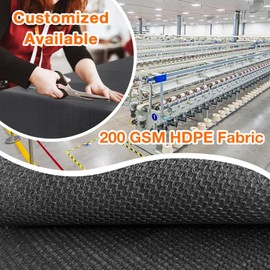 Artpuch Outdoor Pergola Shade Cover 9x9 FT Sun Shade Cloth with Grommets Dark Grey Commercial Grade Patio Privacy Screen Shade Canopy (Customized Available) GN01New