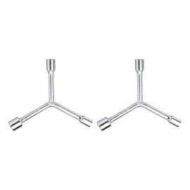 HARFINGTON 2pcs Y-Shaped 3 Way Socket Wrench 8mm 10mm 12mm Y-Type 6-Point Inner Hexagon Spanner Bike Hex Wrench Torque Spanner for Bicycle Cycling Repair Hardware Tools