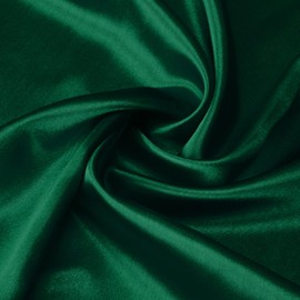 Lirex Satin Cushion Cover, Pack of 2, Soft Solid Colour Microfibre Silk Cushion Cover, Envelope Closure, Wrinkle-Free, Fade Resistant, Breathable (Green, 40 x 80 cm)