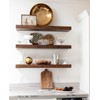 LEOPO 4-Pack 6 inch Floating Shelf Brackets, Hidden Shelf Bracket