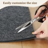 8x10 Ft Non Slip Rug Pad, Dual Surface Felt and