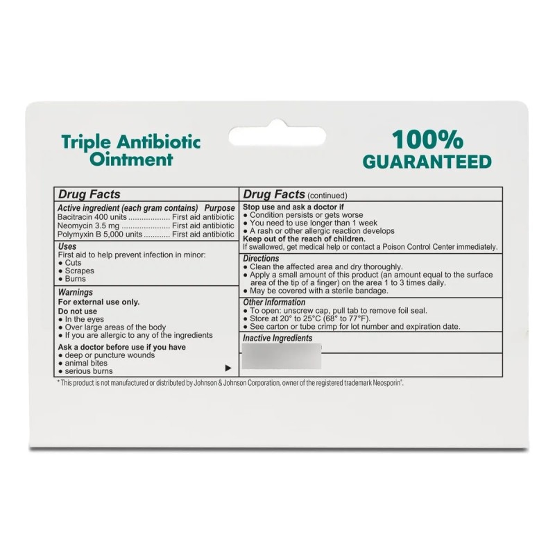 Globe Triple Ungüento Antibiótico Crema Para Heridas 4 Pack