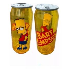 Vaso 20 Vaso Bart Simpson Cilindro En Forma De Lata 1 L