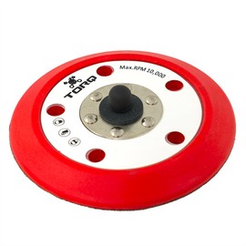 Chemical Guys TORQ BUFLC201 R5 Dual-Action Backing Plate with Hyper Flex Technology, Red (5 Inch)