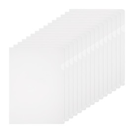 PATIKIL A4 Plastic Folders, 15 Pack Clear Folders L Type Project Pockets Paper Document Jacket Sleeves L Shaped Transparent for Documents Plastic Office File, 8.7x12.2in, Transparent