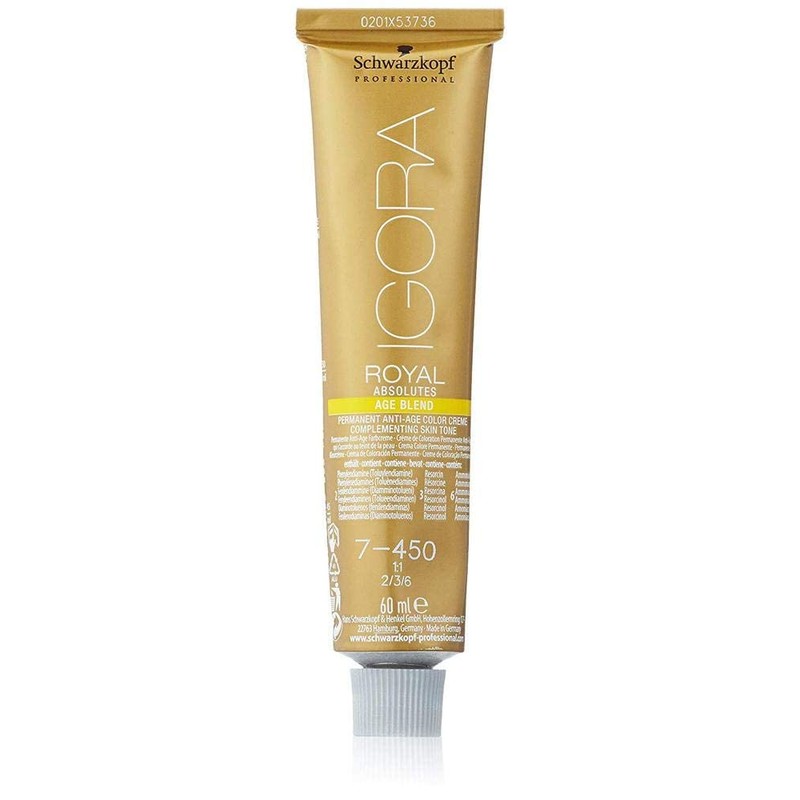 Schwarzkopf IGORA Royal Absolutes Permanent Anti-Age Color Creme 7-450 mittelblond