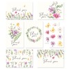 Whaline 36 Pack Floral Thank You Cards Wildflower Greeting Cards